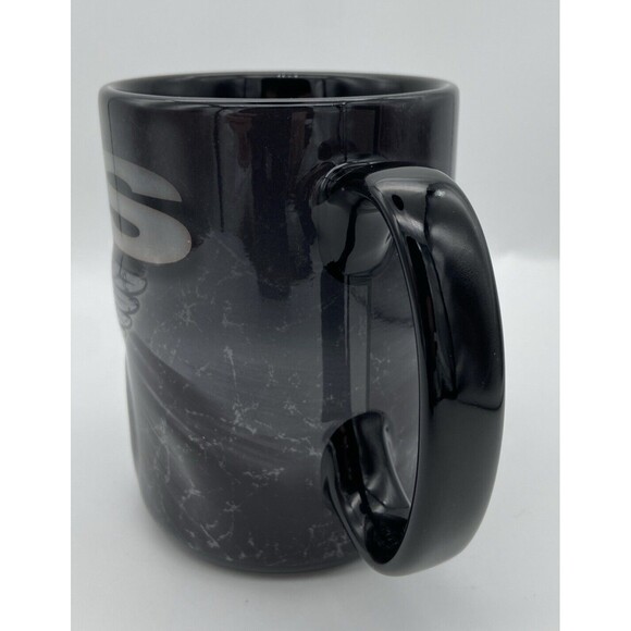 New Elvis Presley Coffee Mug Raised Motorcycle Wings The King 2016 Black Handle - Picture 5 of 16